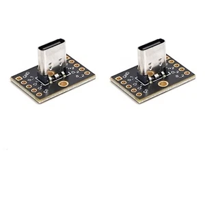 2pcs USB Type C Breakout Board-Vertical Female Connector USB Type C Connector... - Picture 1 of 5
