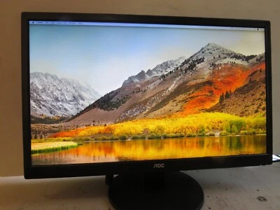 AOC E2429SWHE  LED Backlight  Monitor - 24” inch Good working Display 236LM00014 - Image 1 of 4