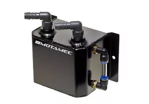 Motamec Alloy 1 Liter Oil Catch Tank Aluminium eloxiert Farbe SCHWARZ - Bild 1 von 1
