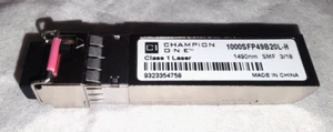 CHAMPION ONE, 1000SFP49B20L-H, 1490TX/1310RX SFP, 20KM SM I-TEMP, NUEVO EN PACK - Imagen 1 de 6