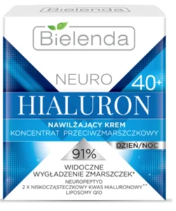 Bielenda Neuro Hialuron Moisturizing Face Day Night Lifting Cream 40+ 1.7 fl.oz - Picture 1 of 1
