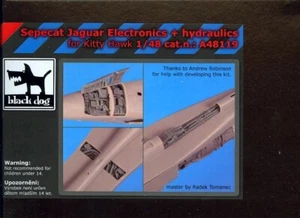 Blackdog Models 1/48 SEPECAT JAGUAR ELECTRONICS & HYDRAULICS Resin Detail Set - Picture 1 of 7