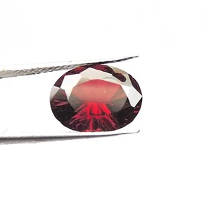 AAA roter Granat Edelstein, ausgefallener Granat Edelstein, ovaler Granat Edelstein, roter Edelstein - Bild 1 von 12