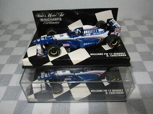 1/43 MINICHAMPS F1 430 950006 WILLIAMS FW 17 RENAULT DAVID COULTHARD 1995 #6 - Imagen 1 de 8