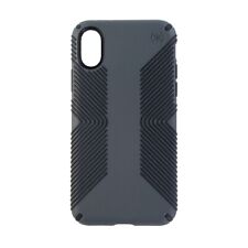 Speck Presidio Grip 系列保护壳 适合 Apple iPhone X - 木炭 灰色/黑色