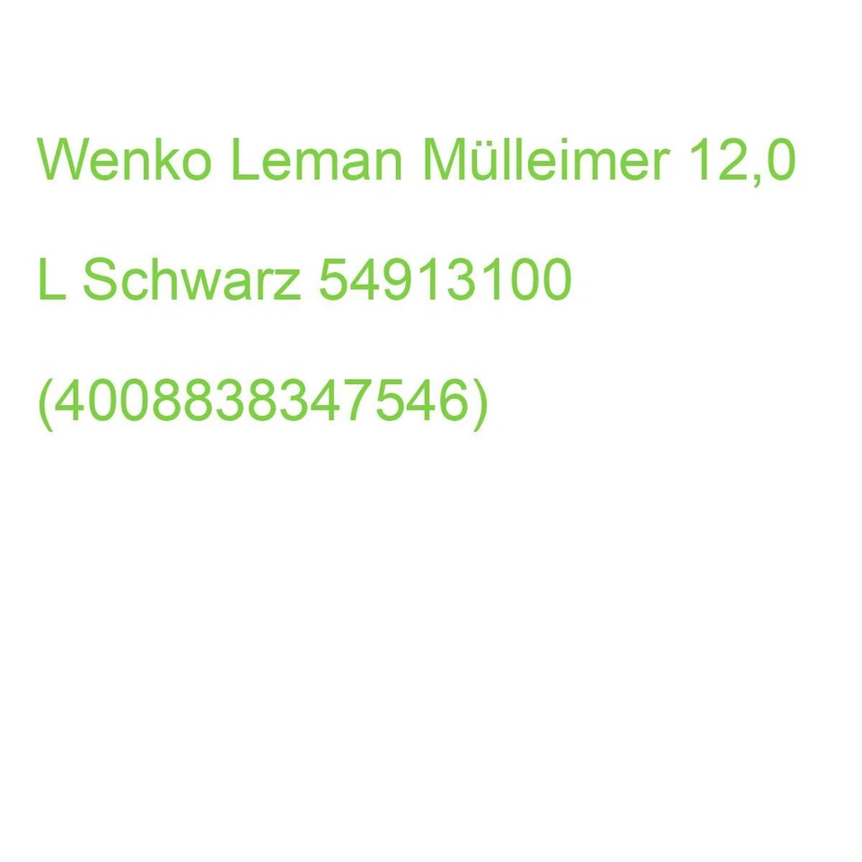 Treteimer Leman mit Easy-close-funktion schwarz matt 12 L WENKO