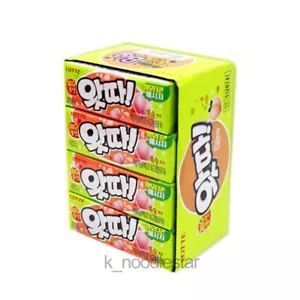Snack originale Lotte Watta gomma a bolle di pesca grandi dimensioni cibo coreano 23 g ×16 pz - Foto 1 di 7