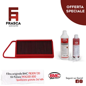 Filtro Aria Sportivo BMC Ford FIesta V 1.4 TdCi 50 KW 68 CV dal 2003 al 2008 - Imagen 1 de 4