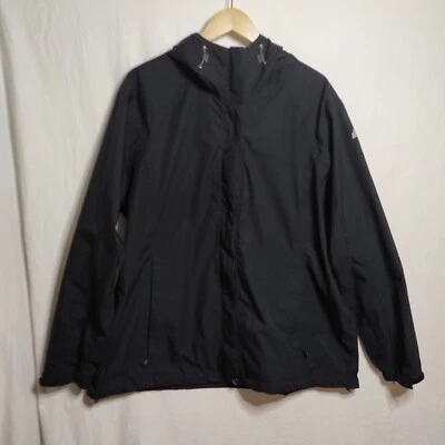 Eastern Mountain Sports XXL Rain Jacket Windbreaker Black Shell Hooded EMS - Image 1 of 4