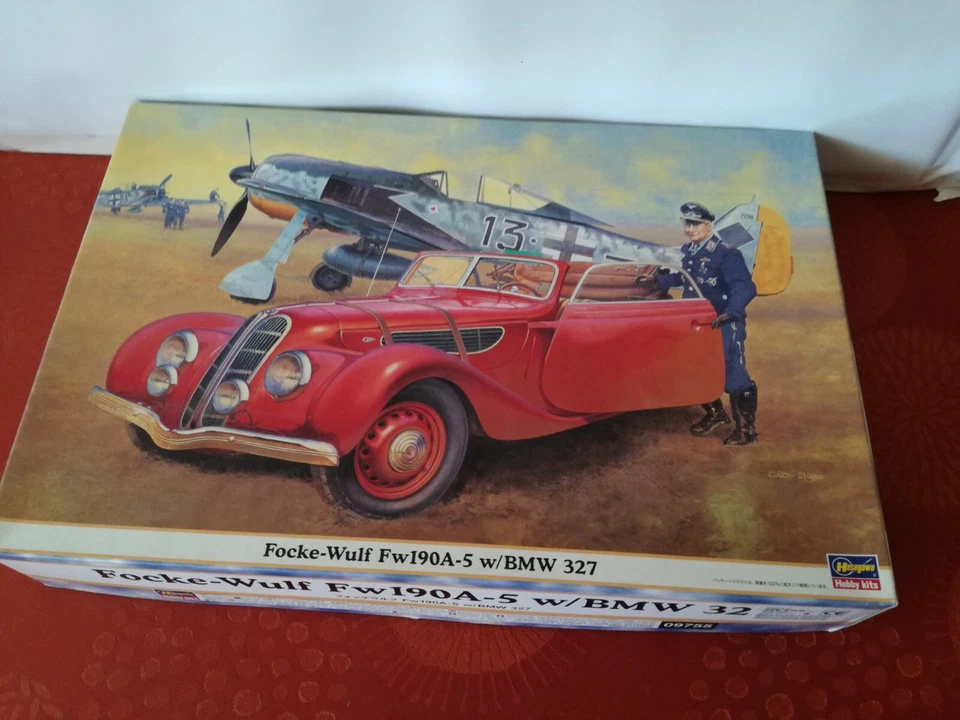 ✅KIT 1/48 Hasegawa 09755 Focke-Wulf Fw190A-5 w/BMW 327 - come nuovo - Immagine 1 di 4