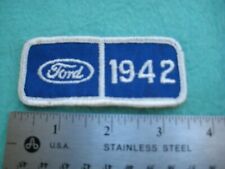 Vintage 1942 Ford Dealer service Parts Uniform Hat Patch