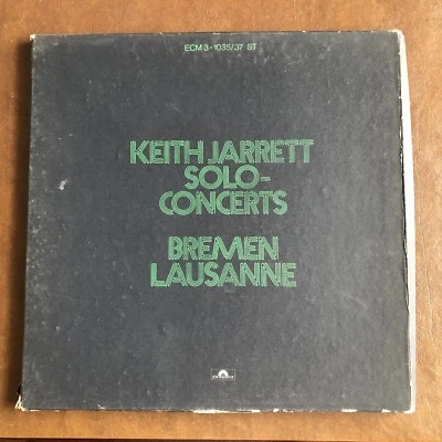 Keith Jarrett Solo Concerts-Bremen Lausanne- 3 LP Box + Book ECM 3-1035-37 - Image 1 of 4