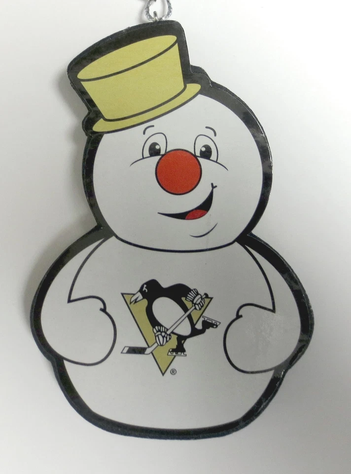 Ornamento del equipo muñeco de nieve Pittsburgh Penguins Foto 1 de 1