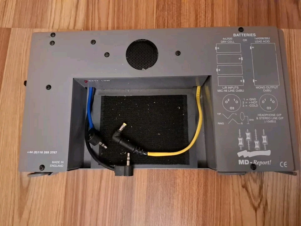 Adaptador Reproductor Grabadora Mini Disco Portátil Profesional Pass MD Report  Foto 1 de 4