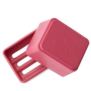 Ethique Pink In-Shower Container for Shampoo and Conditioner Bars - Plastic-Free - Picture 1 of 9