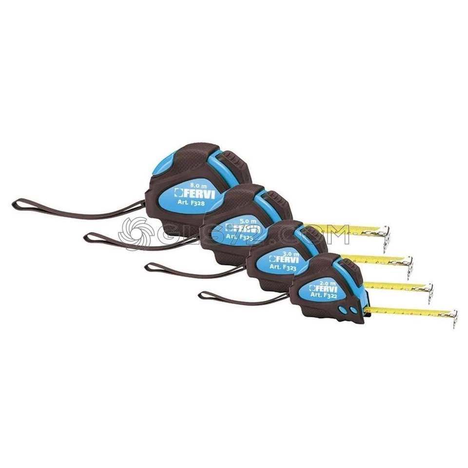 FLESSOMETRO A NASTRO MAGNETICO METRO CON FRENO AUTOMATICO FERVI - Immagine 1 di 1