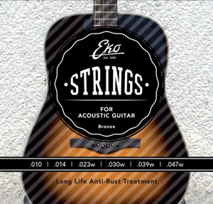 JEU DE CORDES GUITARE ACOUSTIQUE BRONZE LIGHT 10-47 EKO ACB1047L - Picture 1 of 2