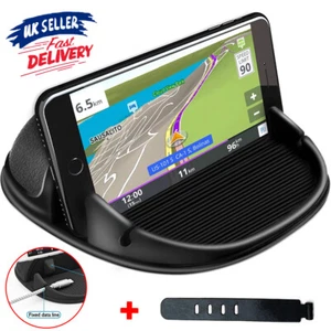 Car Dashboard Anti-slip Rubber Mat Mount Holder Pad Stand For Mobile Phone & GPS - Picture 1 of 15