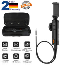 5-Zoll Industrie Endoskop 6,35mm 1080P HD Endoskop Inspektion Kamera LED IP67 DE