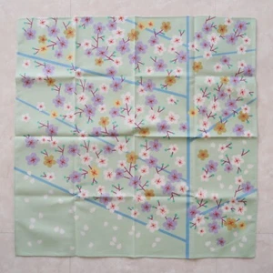 Furoshiki Wickeltuch japanische Kirschblüte Adeline Klam 50 cm Kyotogrün - Bild 1 von 13
