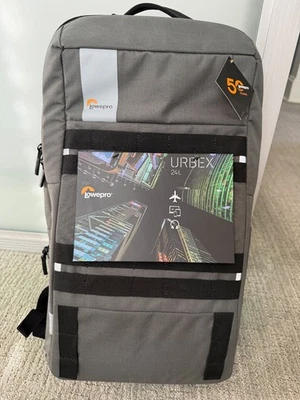 Lowepro Urbex BP 24l backpack, dark grey, never used, with Gear Box - Image 1 of 4