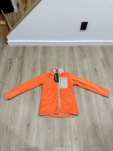NWT Norrona Femund Warm3 Fleece Jacket Womens Medium Full Zip Orange Sample - Picture 1 of 16