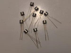 (10) - Texas Instruments - 2N398A Vintage Germanium PNP Transistors (Untested) - Picture 1 of 2