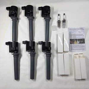 Ignition Coil DG513 DG500 & Spark Plugs SP493 FD502 For Mazda Tribute Mercury - Picture 1 of 12