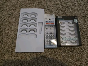 Lot - ARDELL Natural False Eyelashes Lash Fake Eye Lashes Invisibands - Picture 1 of 7