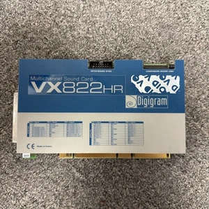 DIGIGRAM VX822HR PROFESJONALNA WIELOKANAŁOWA KARTA DŹWIĘKOWA PCI 24-bit/192 kHz - Zdjęcie 1 z 3