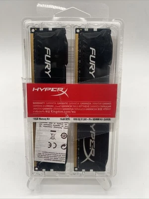Kingston HyperX FURY 16GB DIMM DDR3 SDRAM Memory (HX318C10FBK2/16) - Image 1 of 2