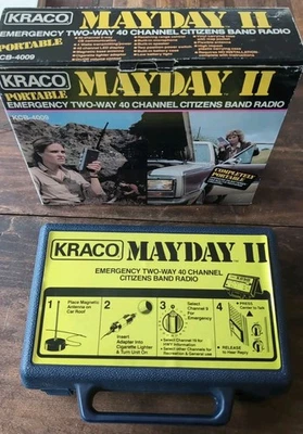 Kraco Mayday I I KCB-4009 Emergency Two-Way 40 Channel CB Radio New In Box - Image 1 of 4
