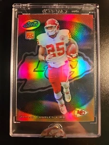 2008 eTopps JAMAAL CHARLES Rookie RC #353/699 Uncirculated Refractor!!! - Picture 1 of 2