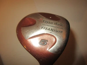 Taylormade Titanium 5 Wood Driver Bubble Graphite Shaft R-80 RH 42 - Picture 1 of 6