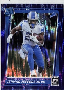 2021 Donruss Optic #296 Jermar Jefferson Purple Shock - Picture 1 of 2