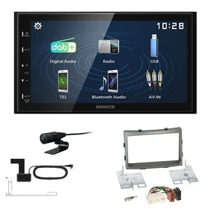Kenwood 2DIN DAB+ Autoradio für Ssangyong Rodius II ab 2013 dunkelsilber - Bild 1 von 5