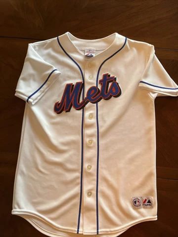 Majestic New York Mets Carlos Beltran Stitched Youth Jersey Size Large Cover