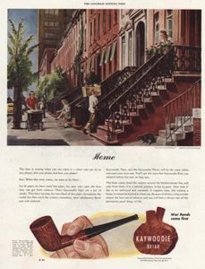 1944 Kaywoodie: City Family and Neighbors Vintage Print Ad - Picture 1 of 1