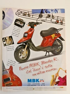 ADVERTISING PUBBLICITA' MBK BOOSTER R COL DISCO E' TUTTA UN'ALTRA COSA - Imagen 1 de 1