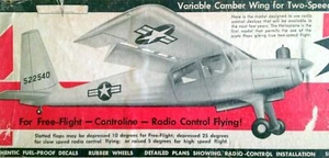 Berkeley HELIOPLANE PLAN + PARTS PATTERNS to Build 38 Inch UC/RC Model Airplane  - Picture 1 of 10