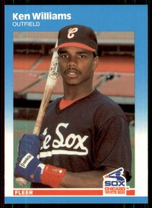 1987 Fleer Update Glossy Ken Williams Chicago White Sox #U-128