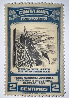 Travelstamps: Costa Rica Sc #C198 Fishing Boat Mint MNH OG - Image 1 of 4