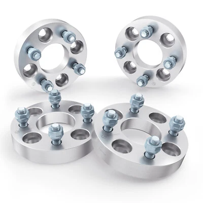 (4) 1" Thick Wheel Spacers 4x4 4x101.6, 1/2" Studs EZ GO EZGO Club Car Golf Cart - Image 1 of 4