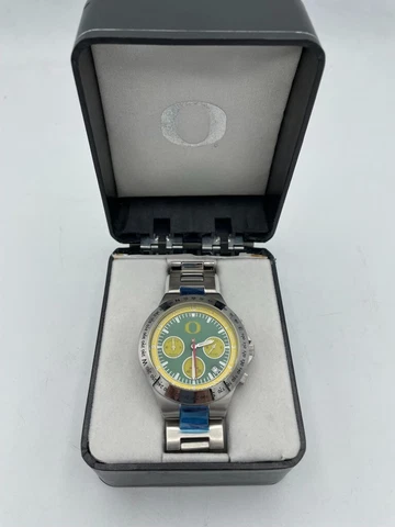 Bradford Exchange Oregon Ducks Collectors Watch Works Cover
