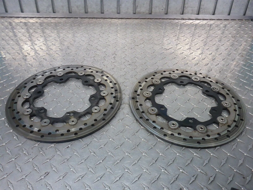Par de discos de rotores de freno delanteros Hyosung GV650 GV 650 07 Foto 1 de 4