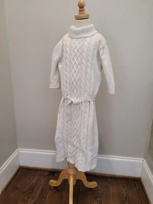 Vestido Suéter Cherokee Niñas Off-White Crema Marfil Talla L Foto 1 de 4