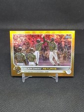 2022 Topps  Slam Diego Returns Gold Foil Tatis Cronenworth #125