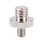1Pc 1/4 Male To 3/8 Male Threaded Metal Screw Adapter For Camera Tripod St Vis