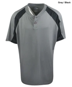 New Mizuno G3 Baseball Youth SMALL Boys Gray & Black Jersey - Picture 1 of 1
