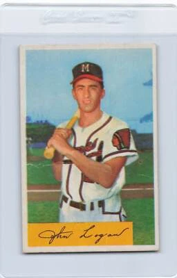 1954 Bowman #80 Johnny Logan Braves Poor *DA-B7241 - Image 1 of 2